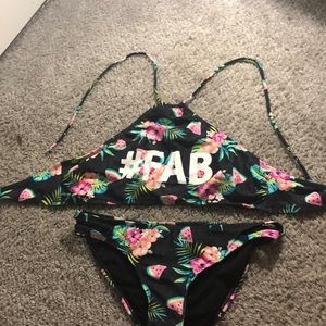 Swimsuit top and bottom